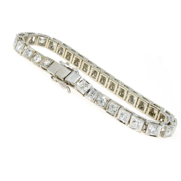 6.00ct Diamond Straight Line Bracelet - Chicago Pawners & Jewelers