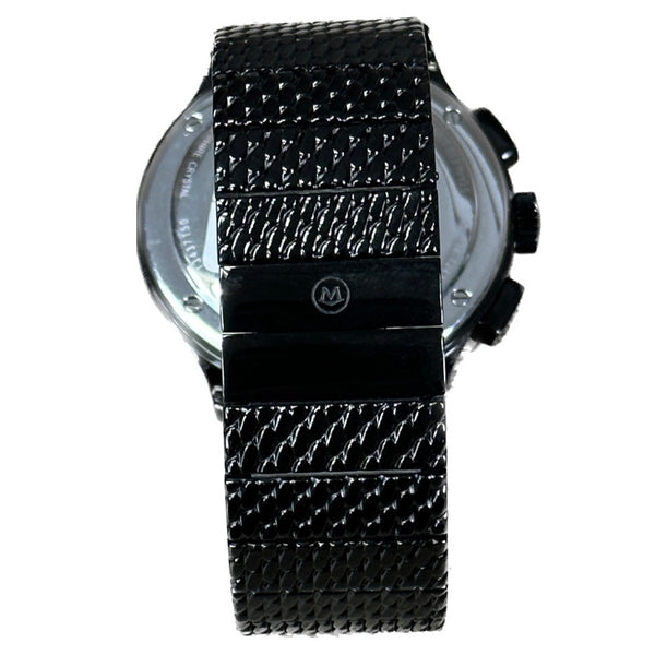Movado Men's Circa Chronograph Black Case, Black Mesh Band - Chicago Pawners & Jewelers