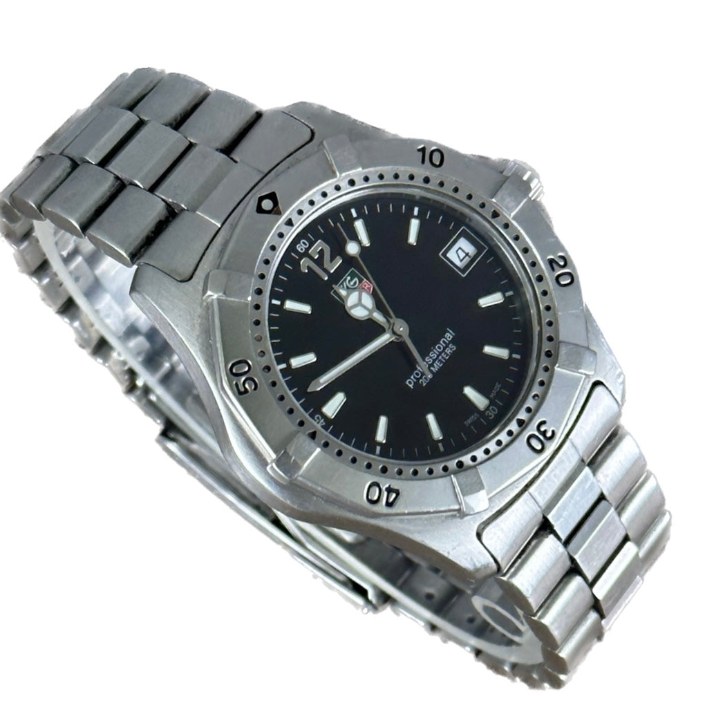 Tag Heuer Professional 2000 - Black Dial, Stainless Steel