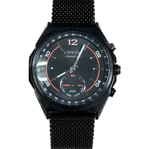 Citizen Connected Quartz Mens Watch, Stainless Steel, Black (Model: CX0005-78E) - Chicago Pawners & Jewelers