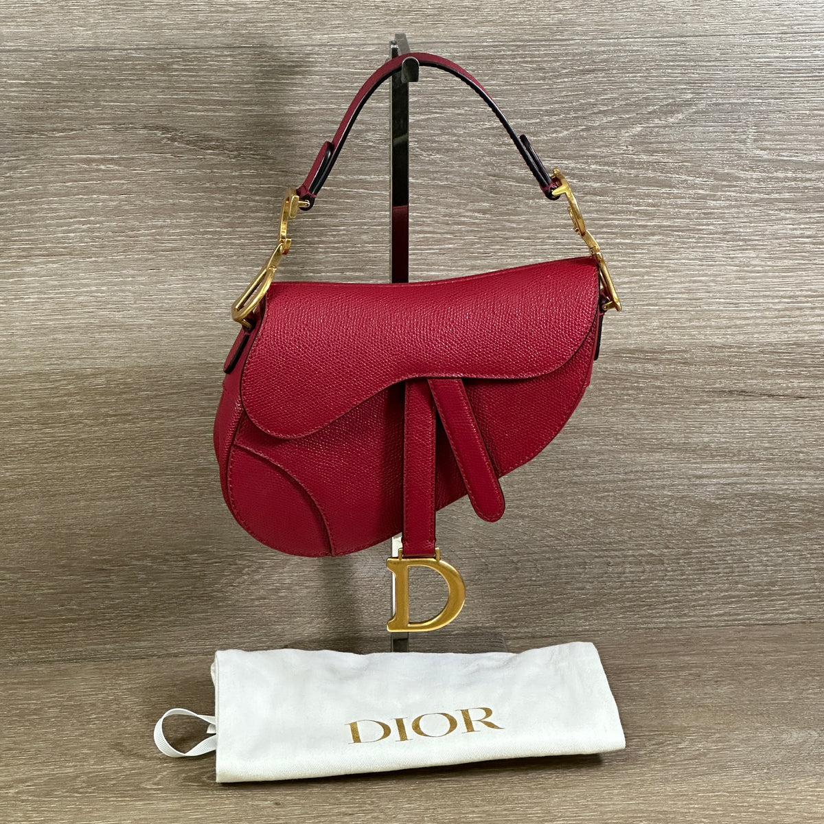 Dior Saddle Bag - Burgundy | Chicago Pawners & Jewelers