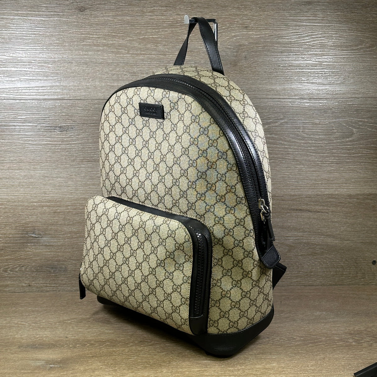 Gucci GG Supreme Monogram Backpack Chicago Pawners Jewelers