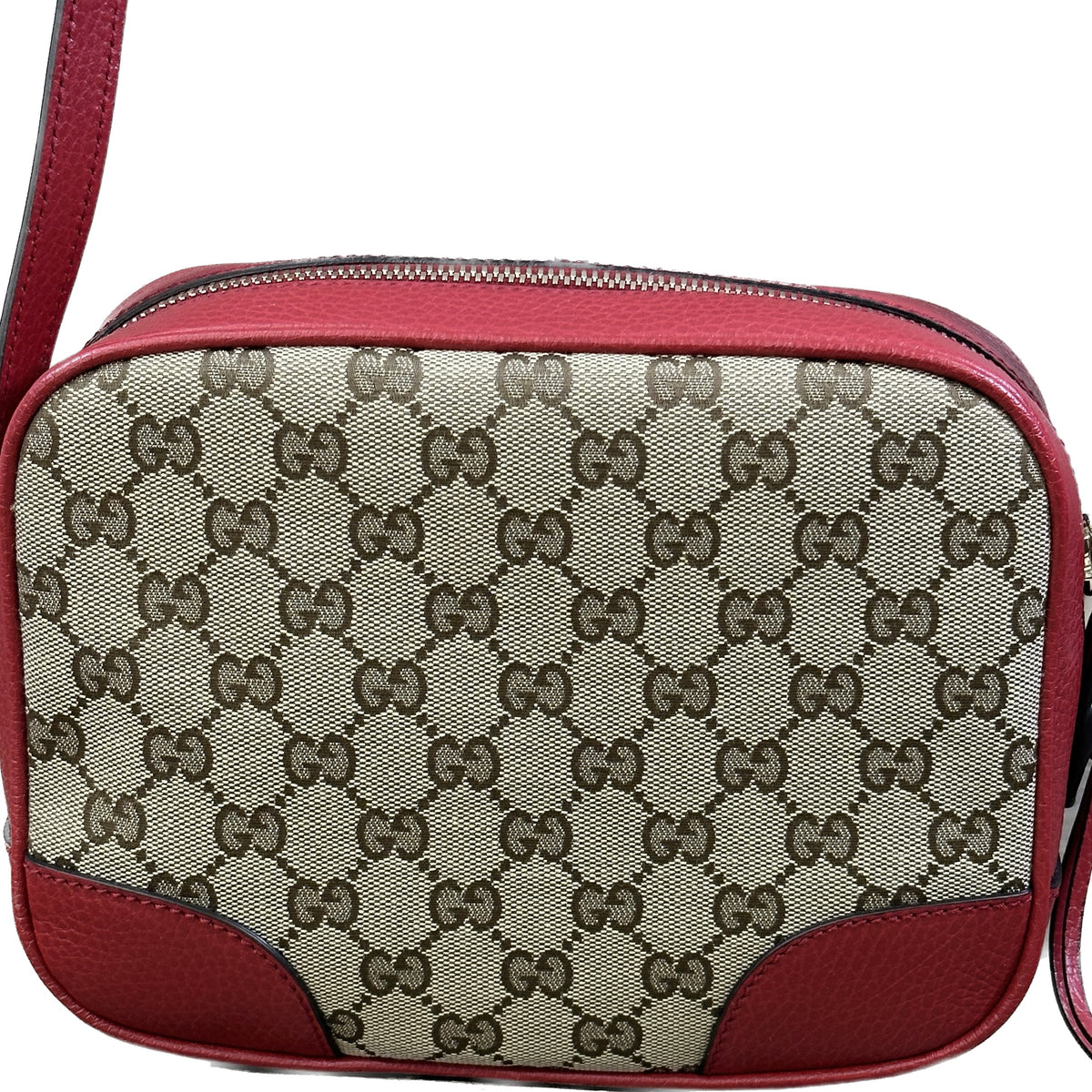 Gucci Bree Crossbody GG Red Leather Chicago Pawners Jewelers
