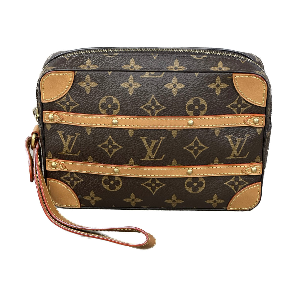 Louis Vuitton - Authenticated Brazza Small Bag - Leather Brown for Men, Good Condition