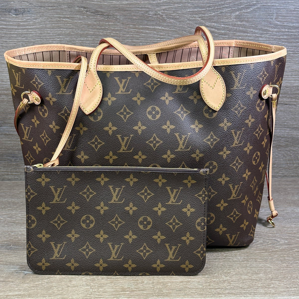 Louis Vuitton Neverfull With Pochette - Monogram - Chicago Pawners & Jewelers
