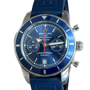 Breitling Superocean Heritage Chronograph Blue Dial - Chicago Pawners & Jewelers