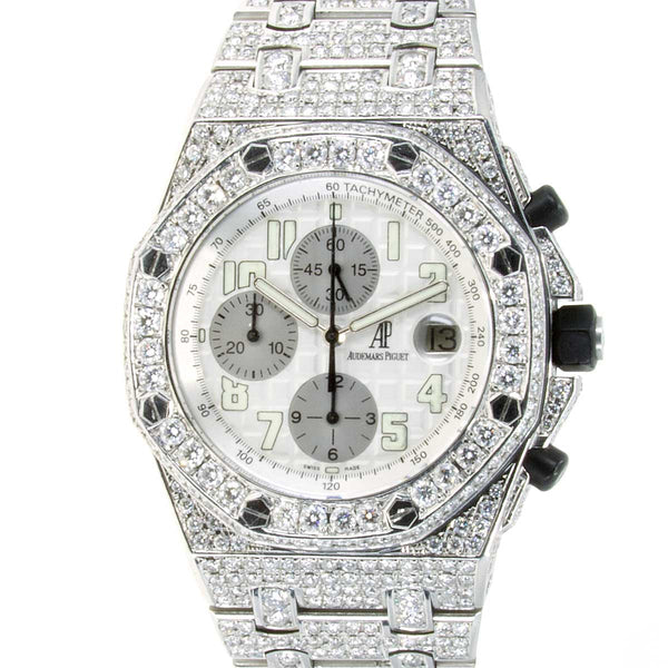 Audemars Piguet Royal Oak Offshore - Full Diamonds - Chicago Pawners & Jewelers
