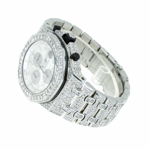 Audemars Piguet Royal Oak Offshore - Full Diamonds - Chicago Pawners & Jewelers