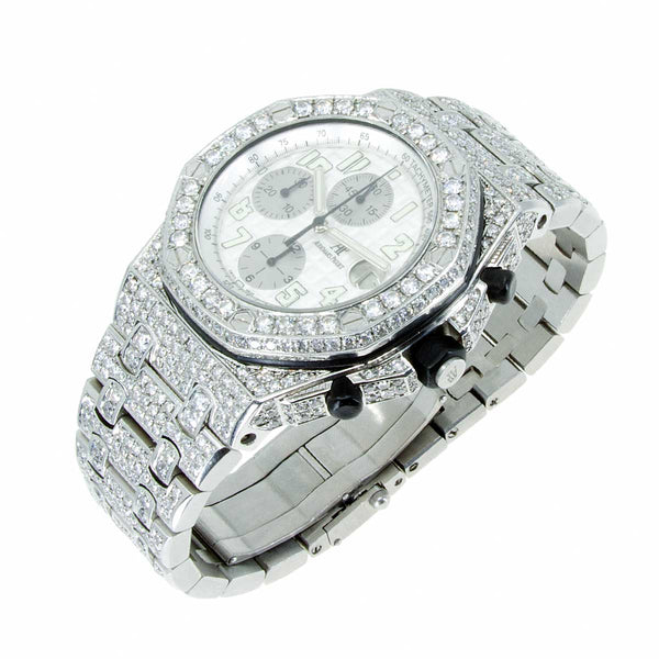 Audemars Piguet Royal Oak Offshore - Full Diamonds - Chicago Pawners & Jewelers
