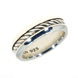 David Yurman Cable Inset Band Ring - Chicago Pawners & Jewelers