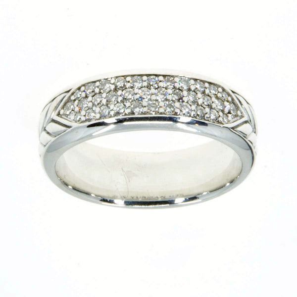 David Yurman Chevron Diamond Wedding Band - Chicago Pawners & Jewelers