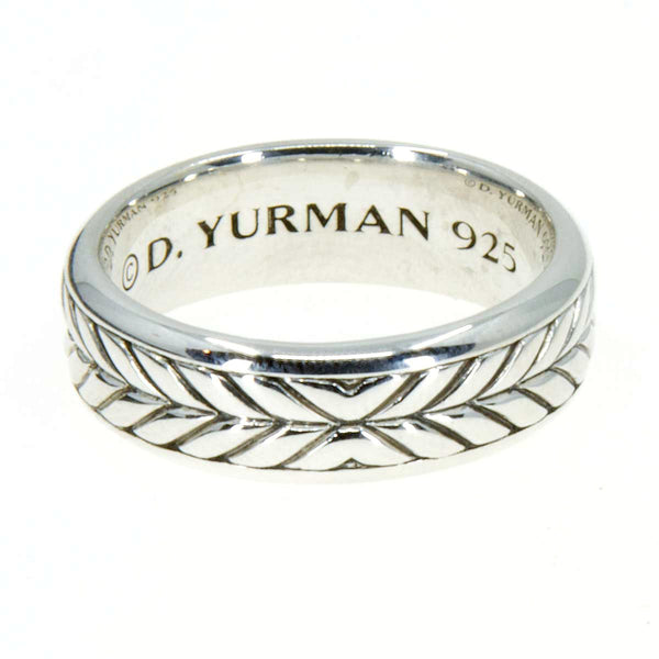 David Yurman Chevron Diamond Wedding Band - Chicago Pawners & Jewelers