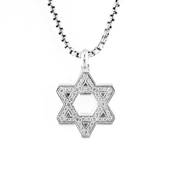 David Yurman Streamline Star of David Pendant with Diamonds - Chicago Pawners & Jewelers