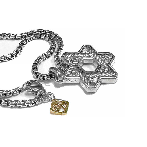 David Yurman Streamline Star of David Pendant with Diamonds - Chicago Pawners & Jewelers