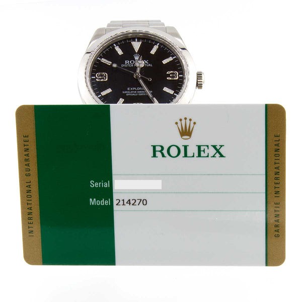 Rolex Explorer 39mm Mk1 Dial - Chicago Pawners & Jewelers