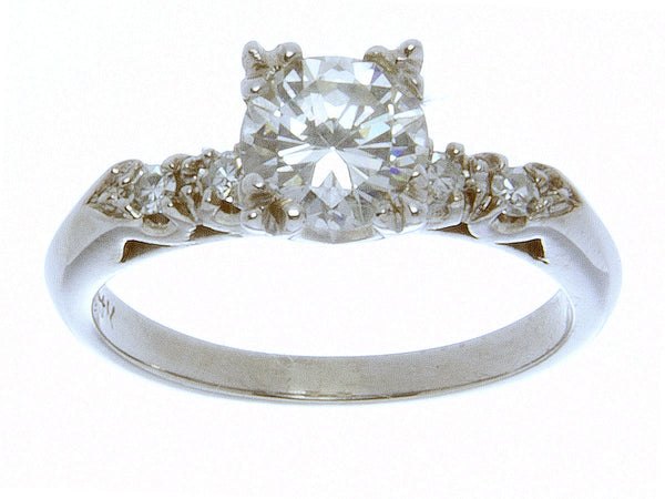 1950s 1.10ct Diamond Engagement Ring - Chicago Pawners & Jewelers