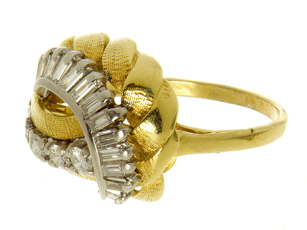 18kt Gold & Platinum Diamond Ring - Chicago Pawners & Jewelers