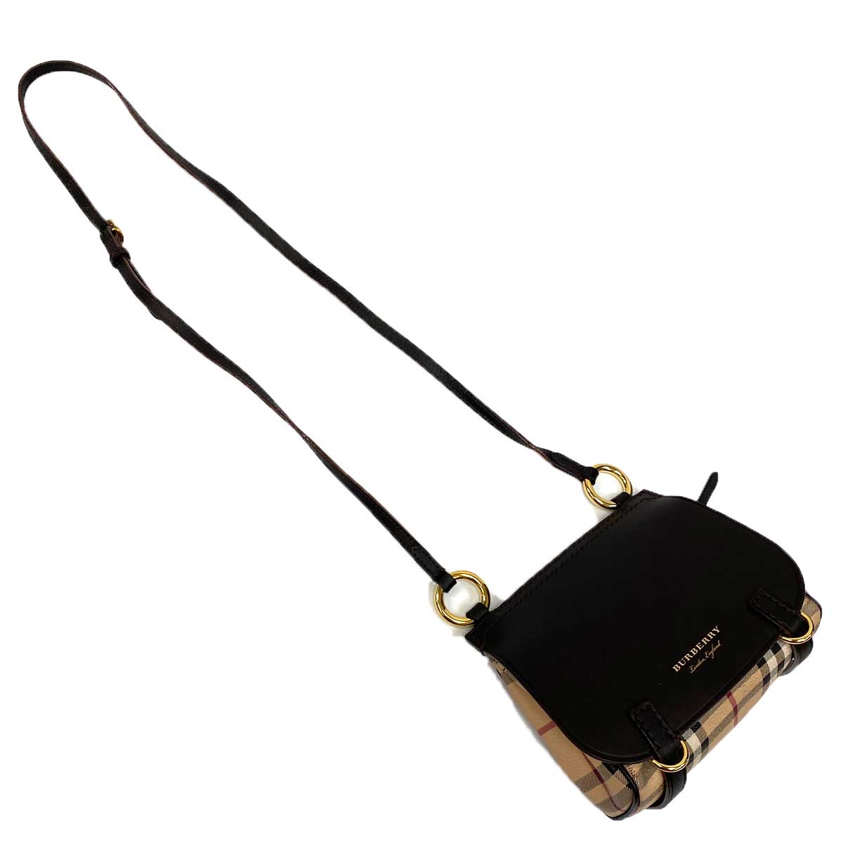 Burberry Haymarket Check Baby Bridle Crossbody Bag Chicago Pawners