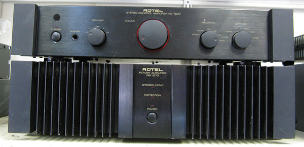Rotel RC-1070 PreAmp and RB-1070 Power Amp - Chicago Pawners & Jewelers