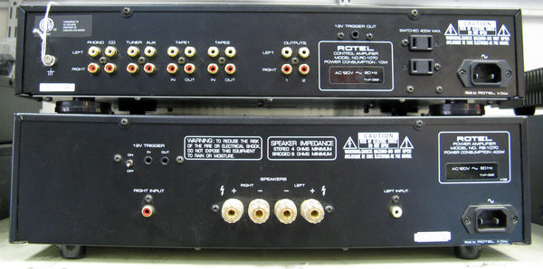 Rotel RC-1070 PreAmp and RB-1070 Power Amp - Chicago Pawners & Jewelers