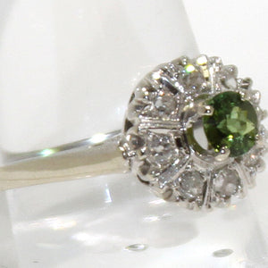 Vintage 14K Peridot & Diamond Ring - Chicago Pawners & Jewelers