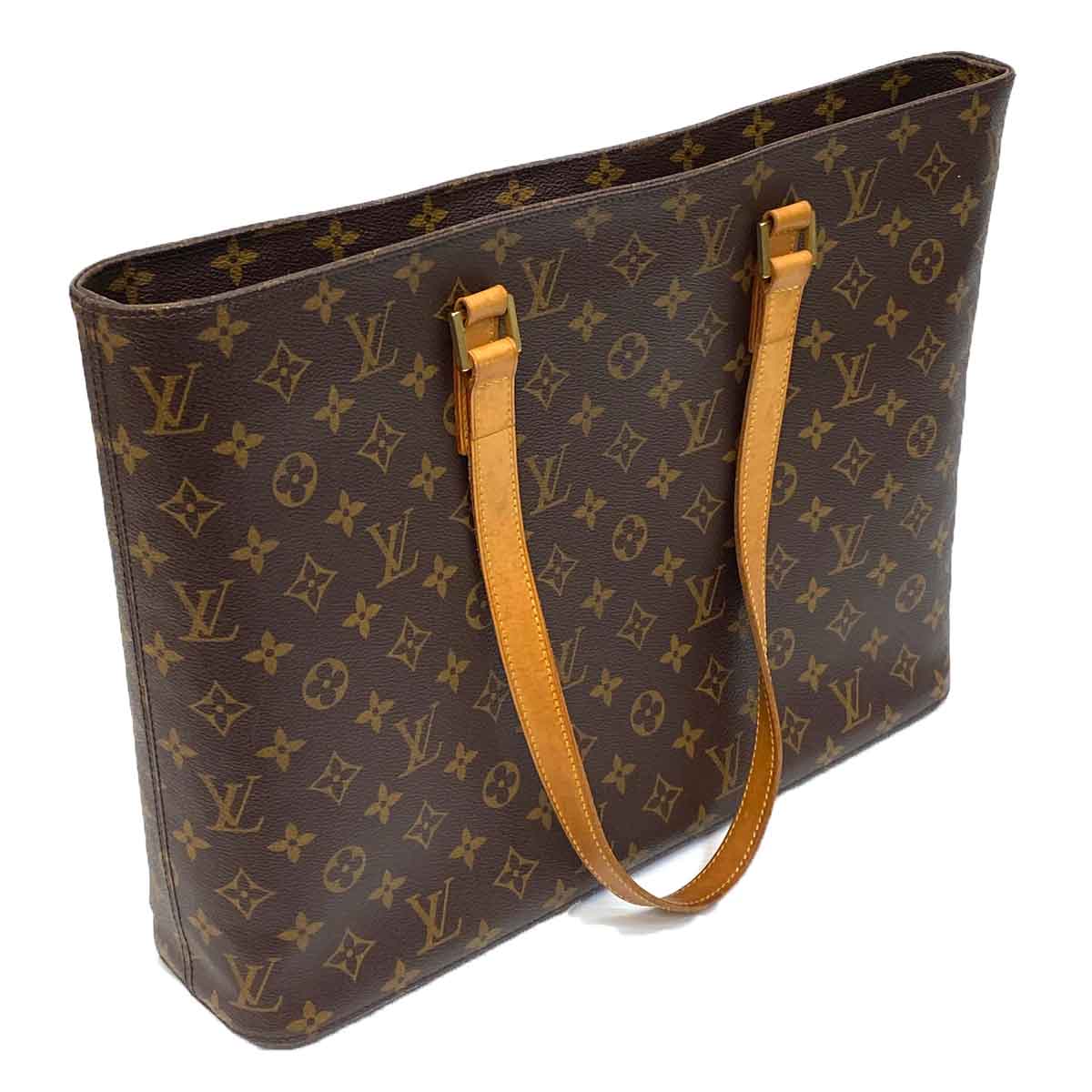 Louis Vuitton Luco Tote Bag in Brown Monogram Canvas Cloth ref.936036 -  Joli Closet