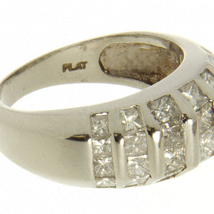 1.20ct Diamond & Platinum Band Ring - Chicago Pawners & Jewelers