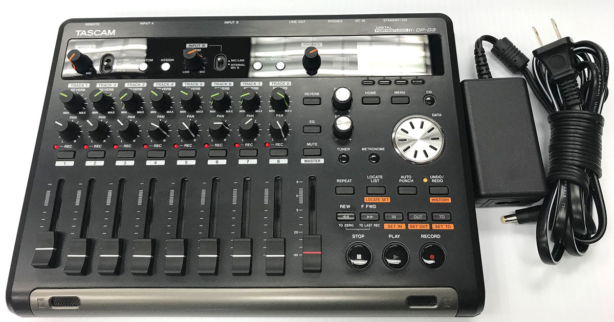 Tascam DP-03 8-Track Digital PortaStudio