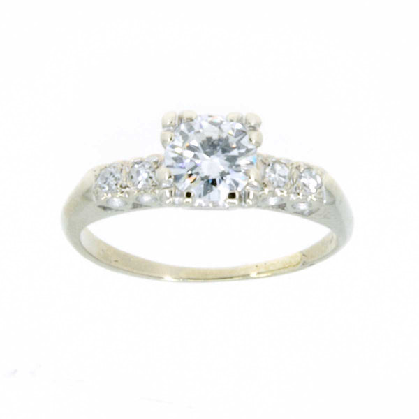 1950s Vintage Diamond Engagement Ring - Chicago Pawners & Jewelers