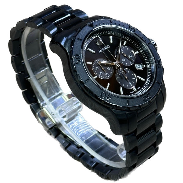 Movado Active Sport Chronograph - Black Dial, Blue Case and Bracelet