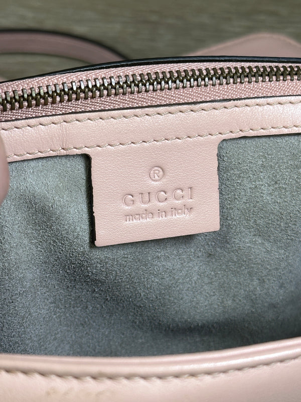 Gucci Double G Marmont Shoulder Bag Small - Pink