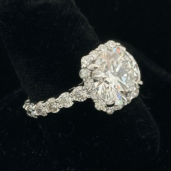 Platinum 4.62ct (Lab Grown) Diamond Engagement Ring
