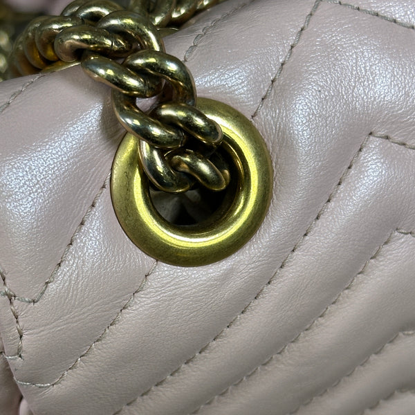 Gucci Double G Marmont Shoulder Bag Small - Pink