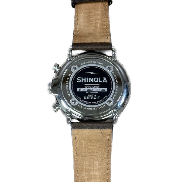 Shinola Runwell 2 Eye Chrono 47mm - Slate Blue - Chicago Pawners & Jewelers