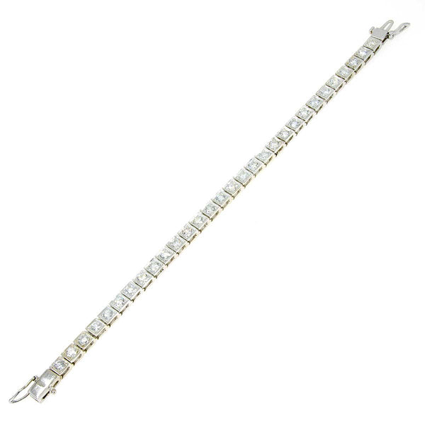 6.00ct Diamond Straight Line Bracelet