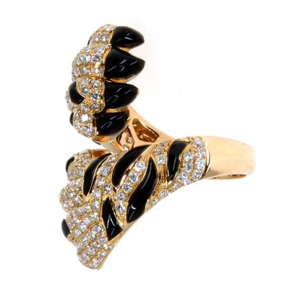 18K Diamond and Black Onyx Tiger Paw Ring - Chicago Pawners & Jewelers