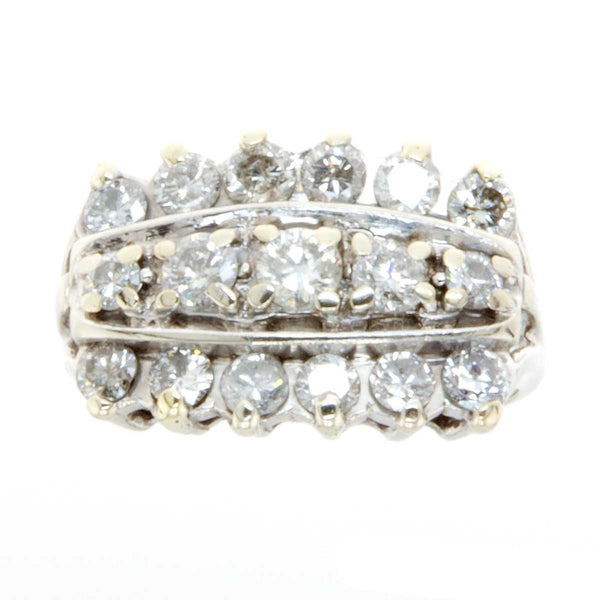 1950s 1.35ct Diamond Anniversary Band Ring