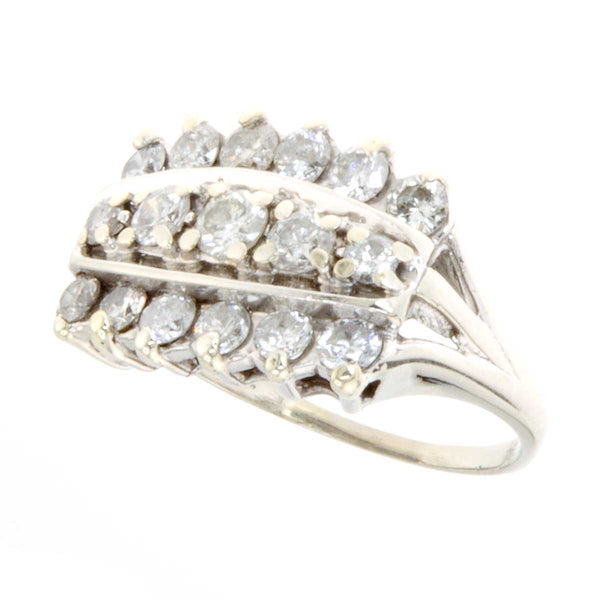 1950s 1.35ct Diamond Anniversary Band Ring