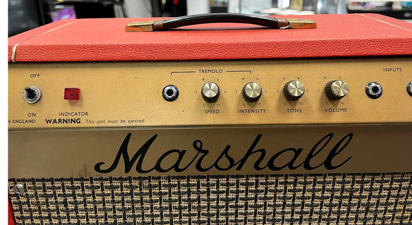 1972 Marshall Mercury Combo Amp - Red Tolex - Chicago Pawners & Jewelers