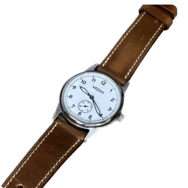 Weiss Watch Company - Standard Issue Field Watch 38mm - White Dial