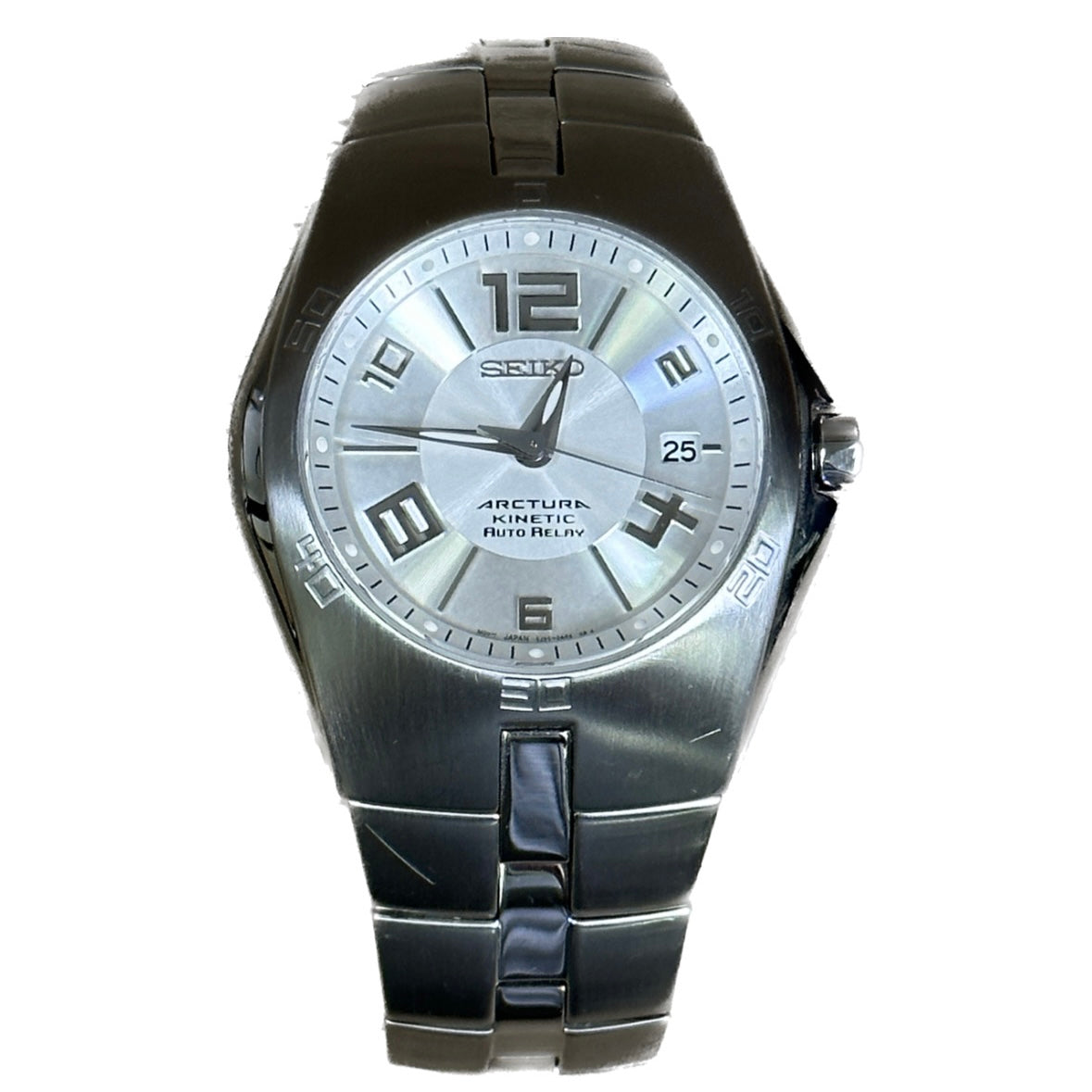 Seiko Arctura Kinetic 5J32 0AP0 Stainless Steel Chicago Pawners