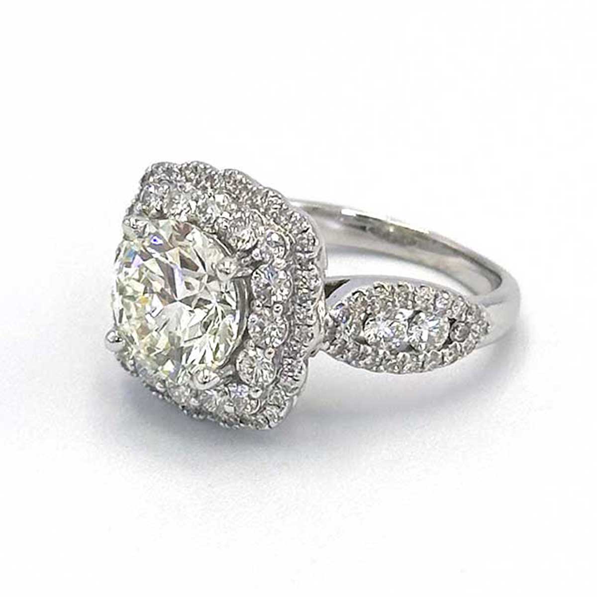 4.20ct Diamond Engagement Ring in 18k | Chicago Pawners & Jewelers