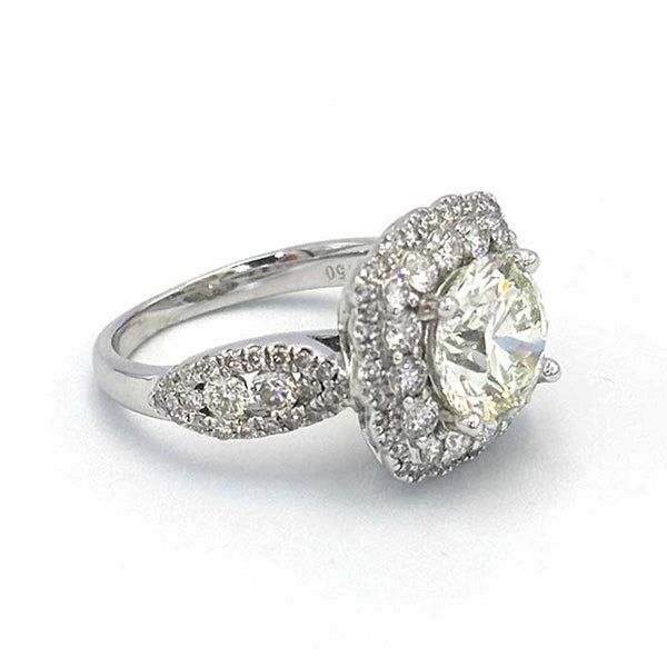 4.20ct Diamond Engagement Ring in 18k