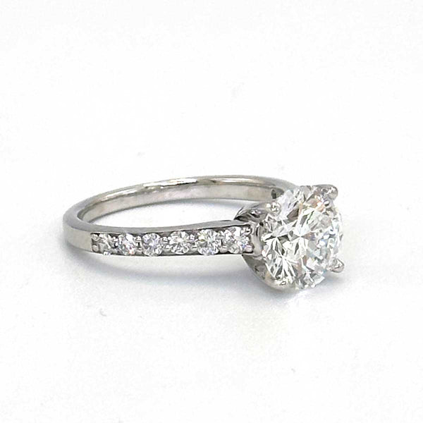 3.40ct Diamond Engagement Ring on Platinum