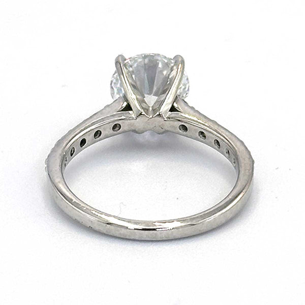 3.40ct Diamond Engagement Ring on Platinum