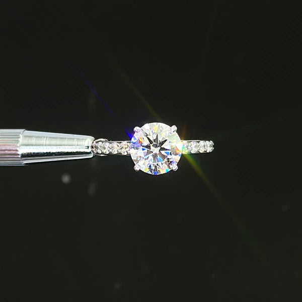 3.40ct Diamond Engagement Ring on Platinum