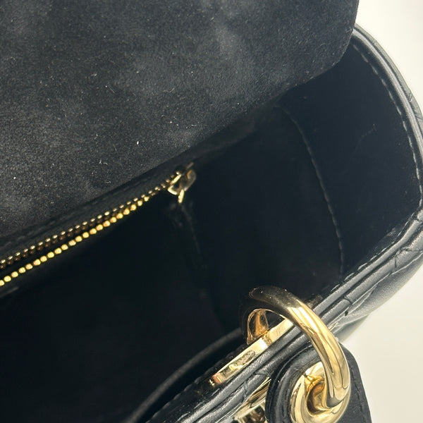 Dior My ABCDior Bag Cannage Lambskin Small - Black