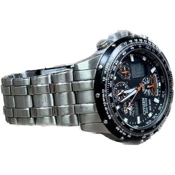 Citizen Eco-Drive JY0000-53E Skyhawk A-T Stainless Radio Control Watch