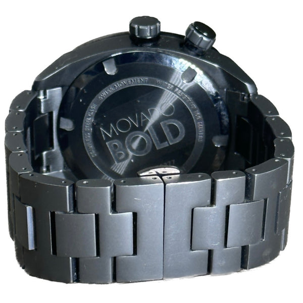 Movado Bold Black and Orange Gunmetal Watch - Chicago Pawners & Jewelers