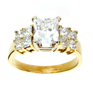 3.27ct Radiant Cut Diamond Engagement Ring - Chicago Pawners & Jewelers